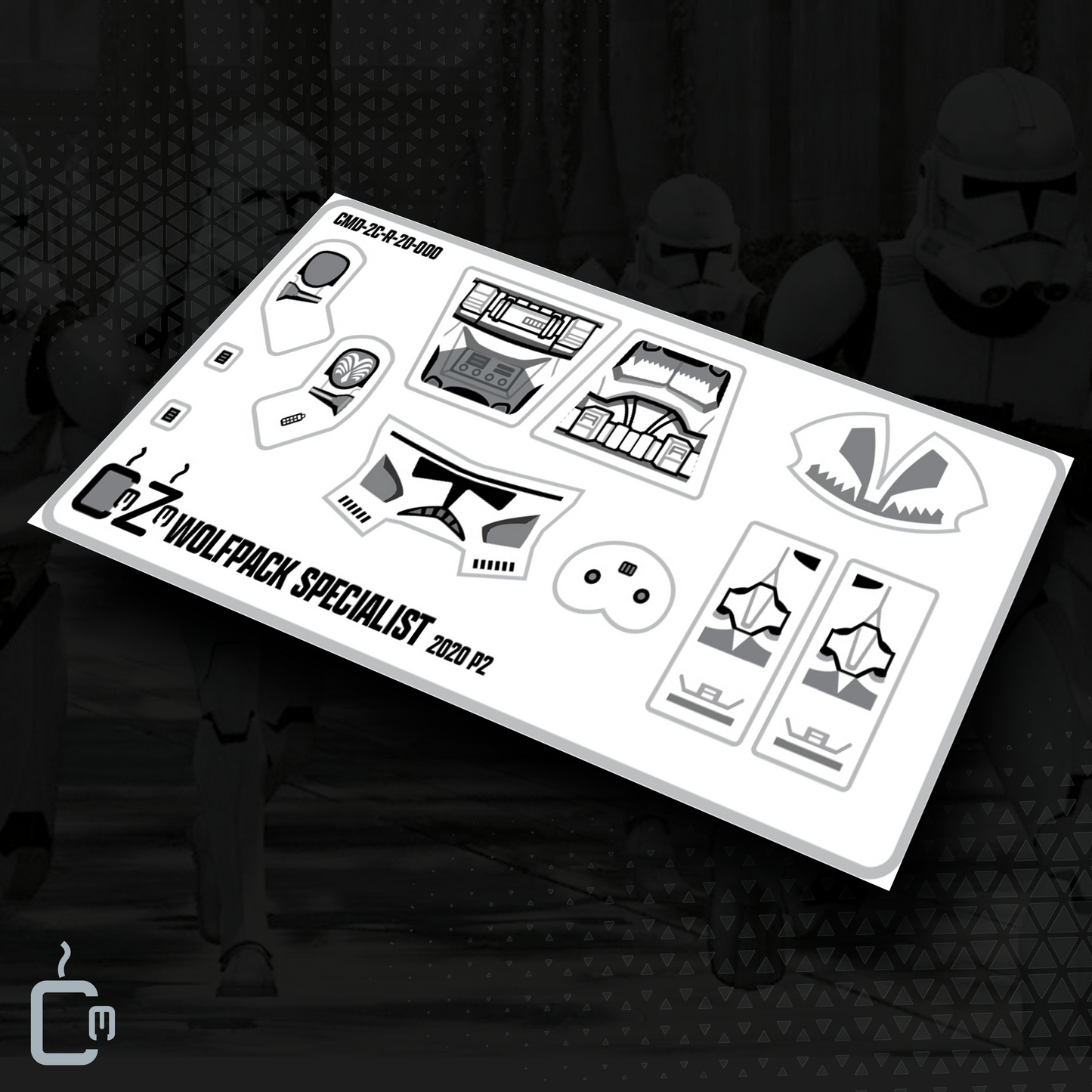 104th Specialist Decals (Dark Grey)