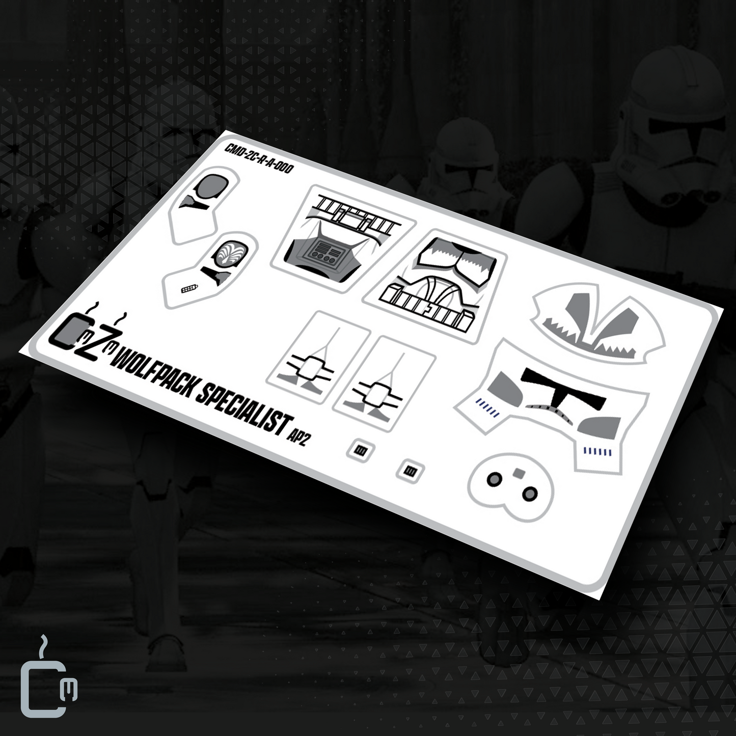 104th Specialist Decals (Dark Grey)