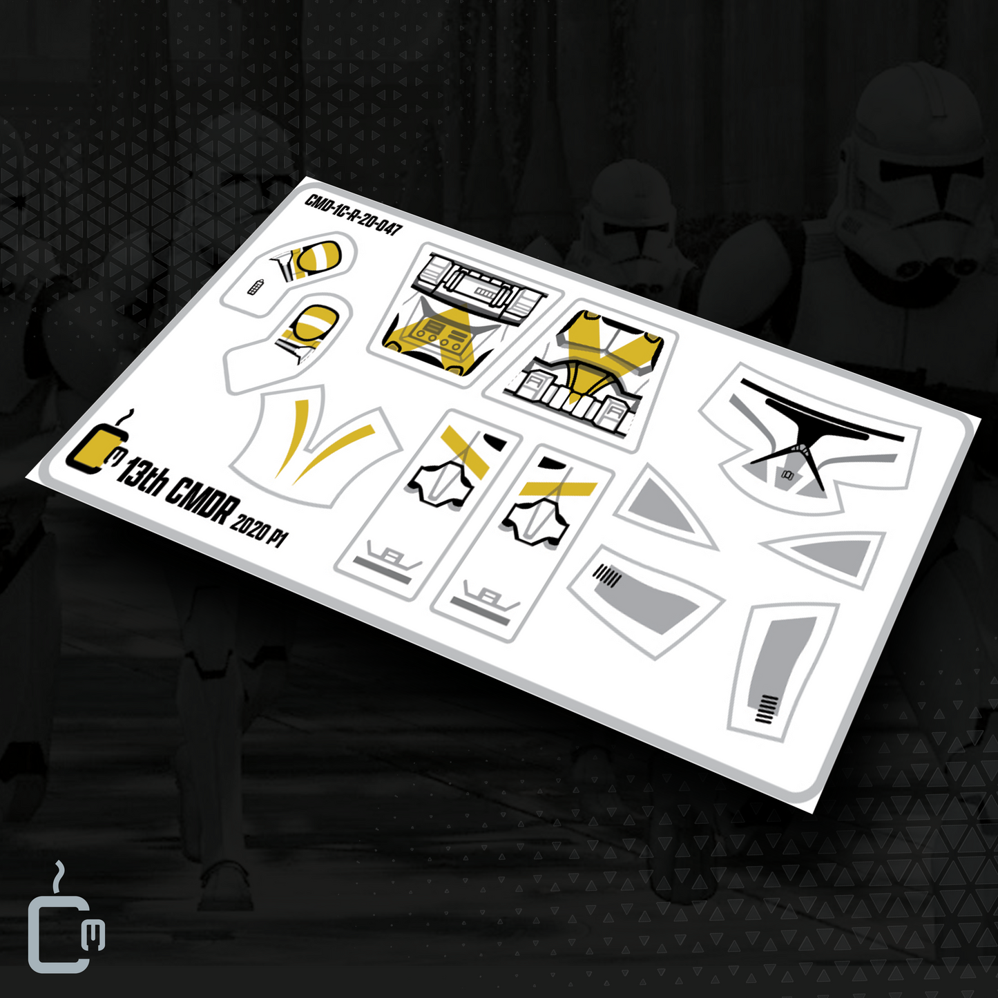 13th Commander Decals