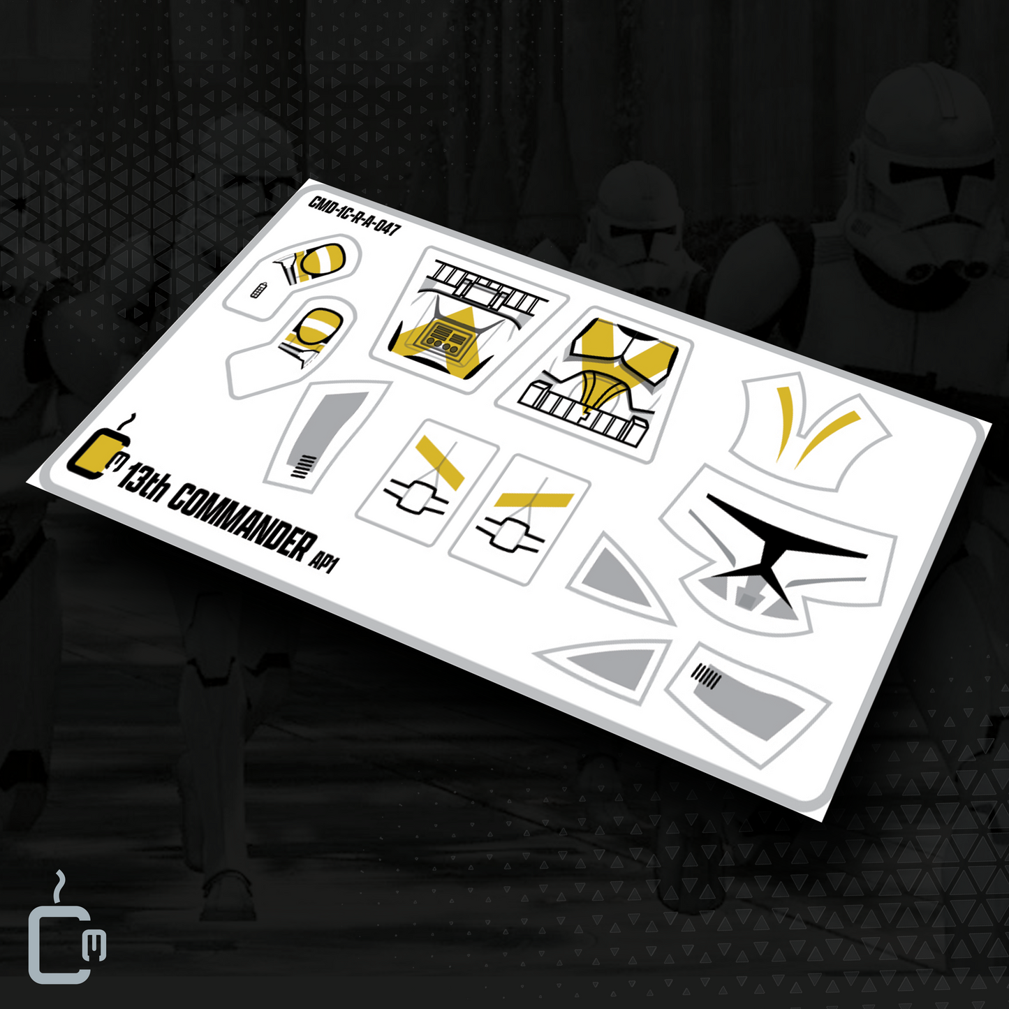 13th Commander Decals