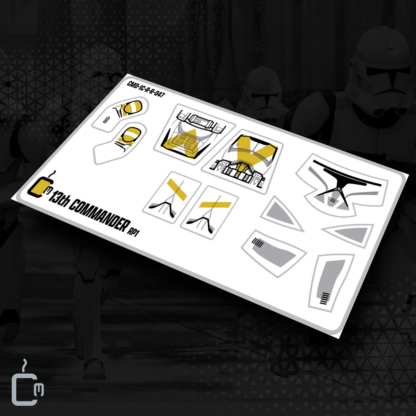 13th Commander Decals
