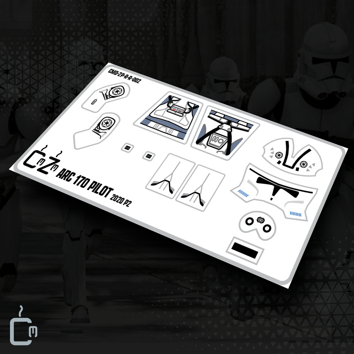 ARC 170 Pilot Decals