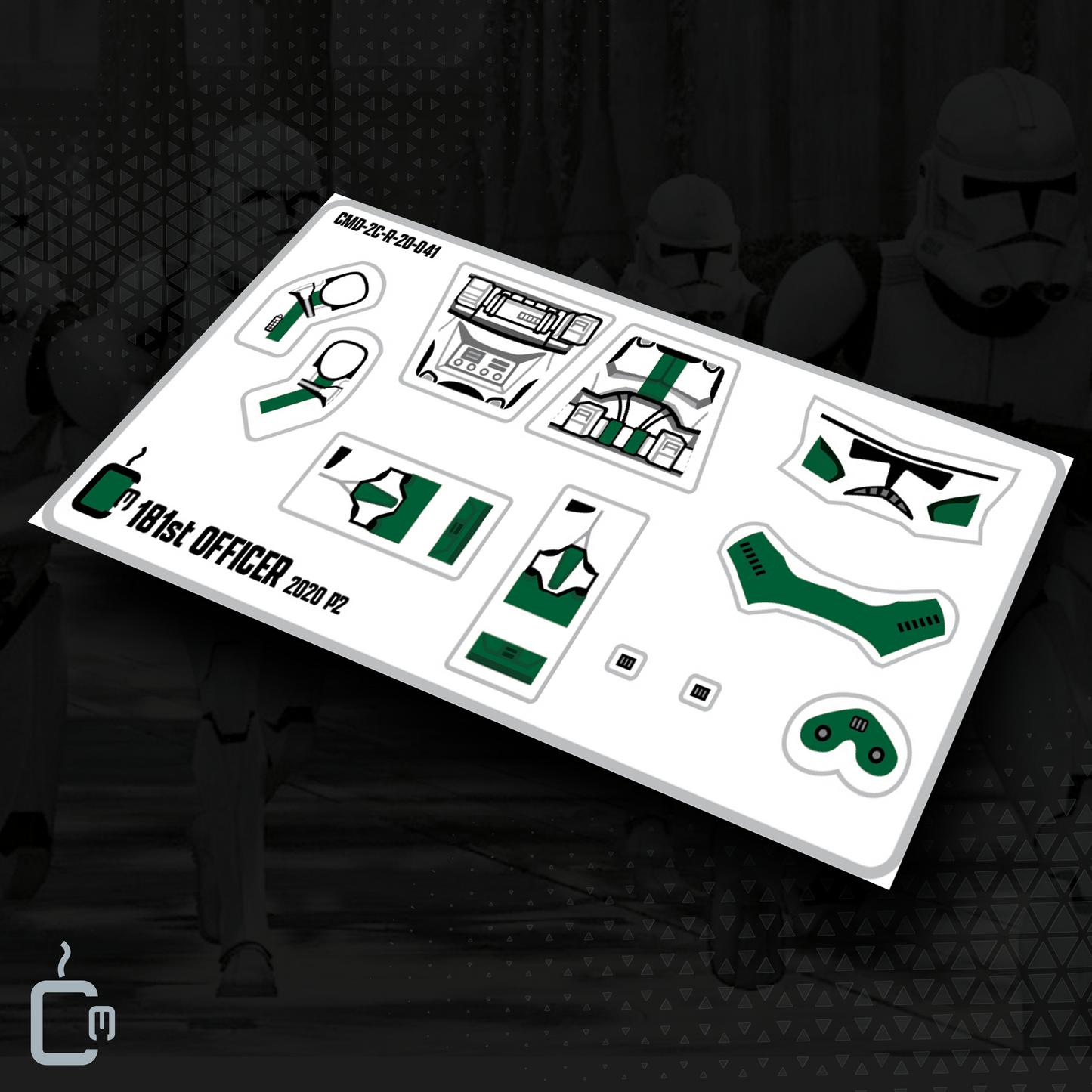 181st Officer Decals