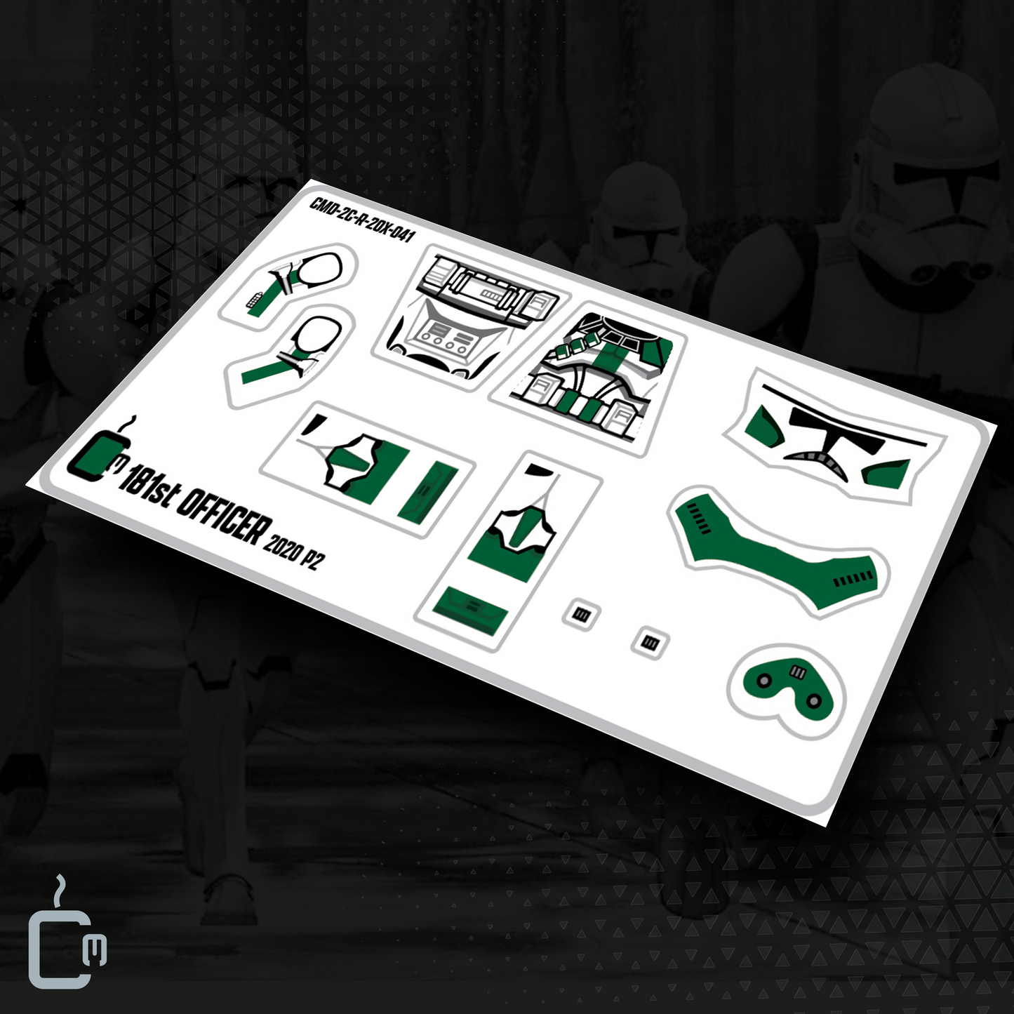 181st Officer Decals