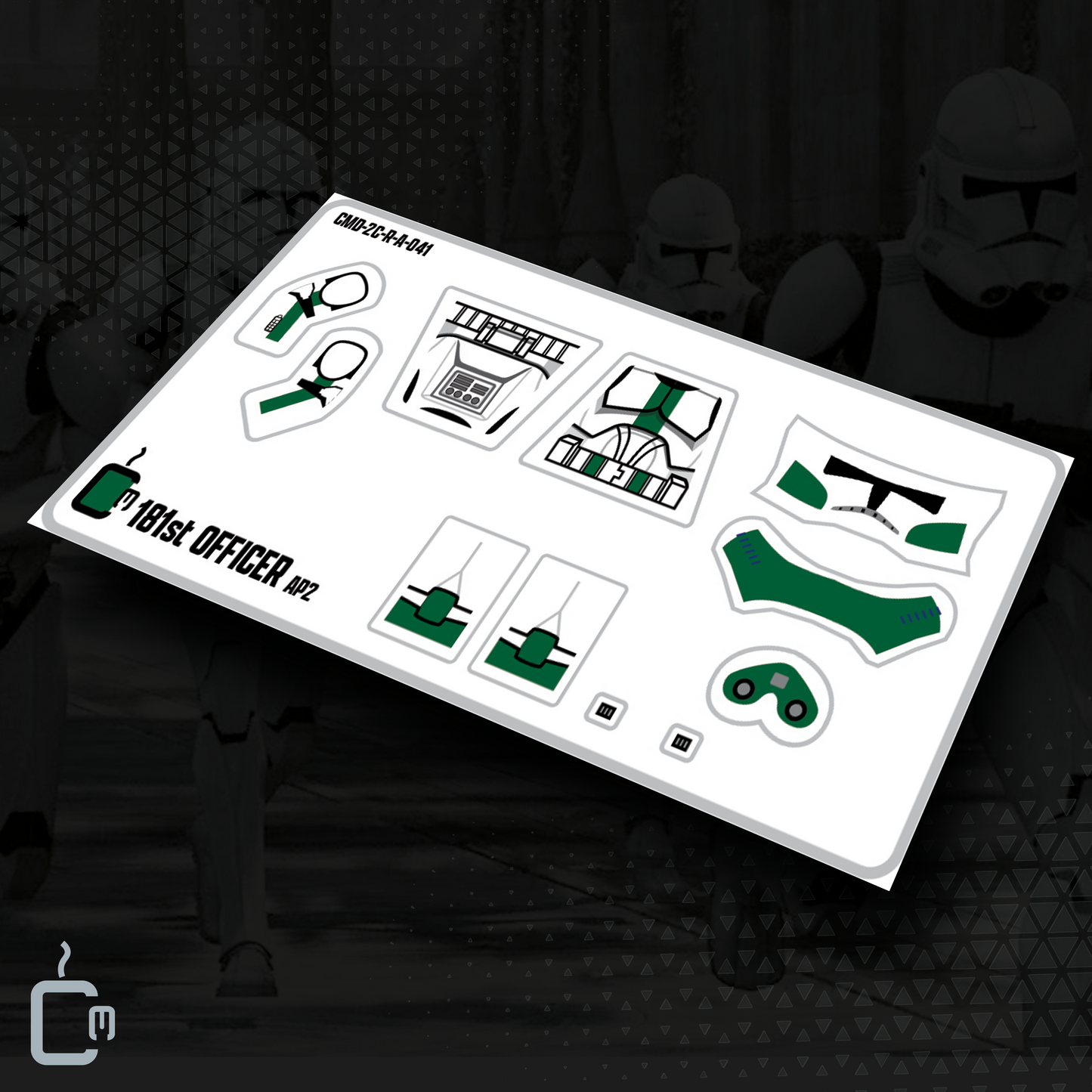 181st Officer Decals