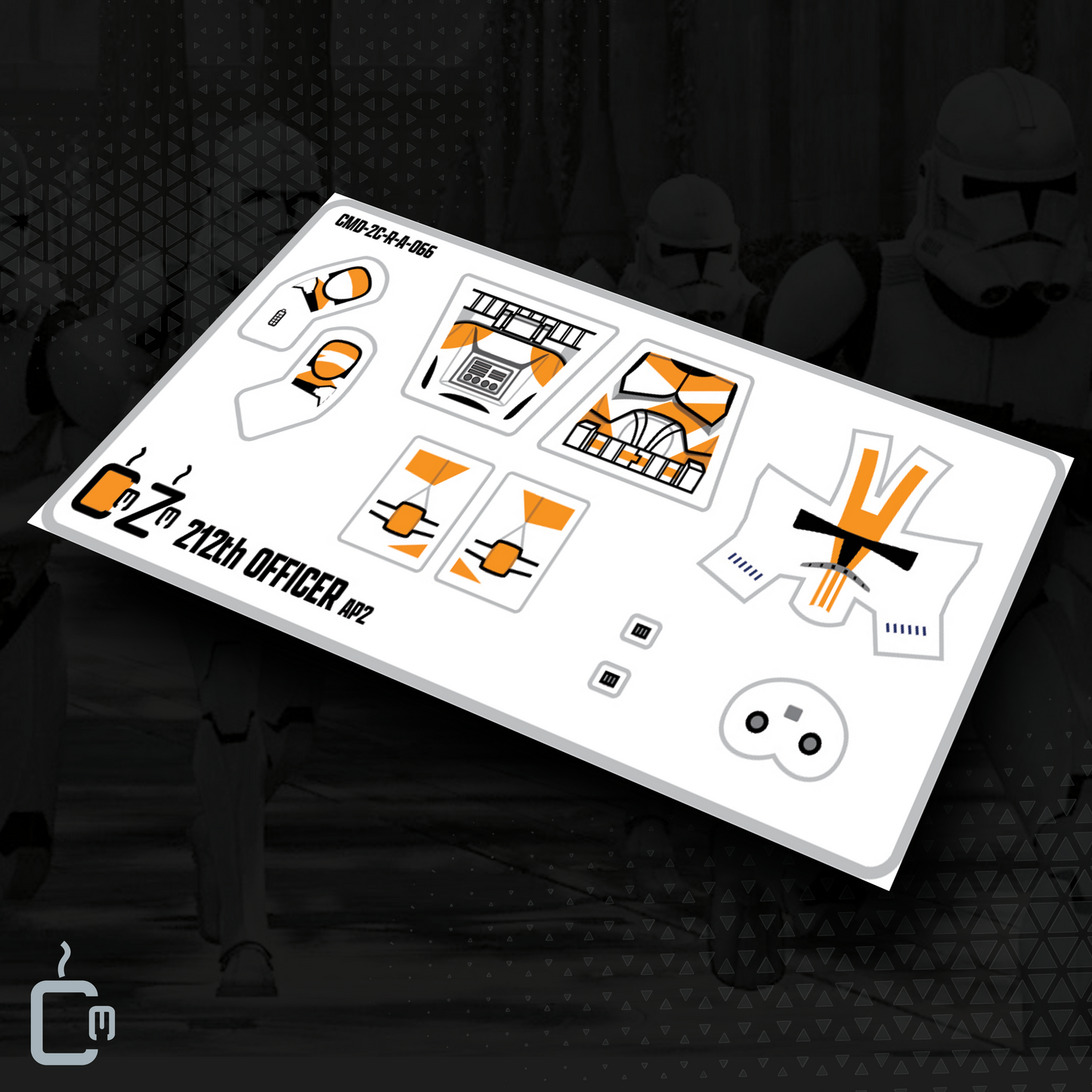 212th Officer Decals
