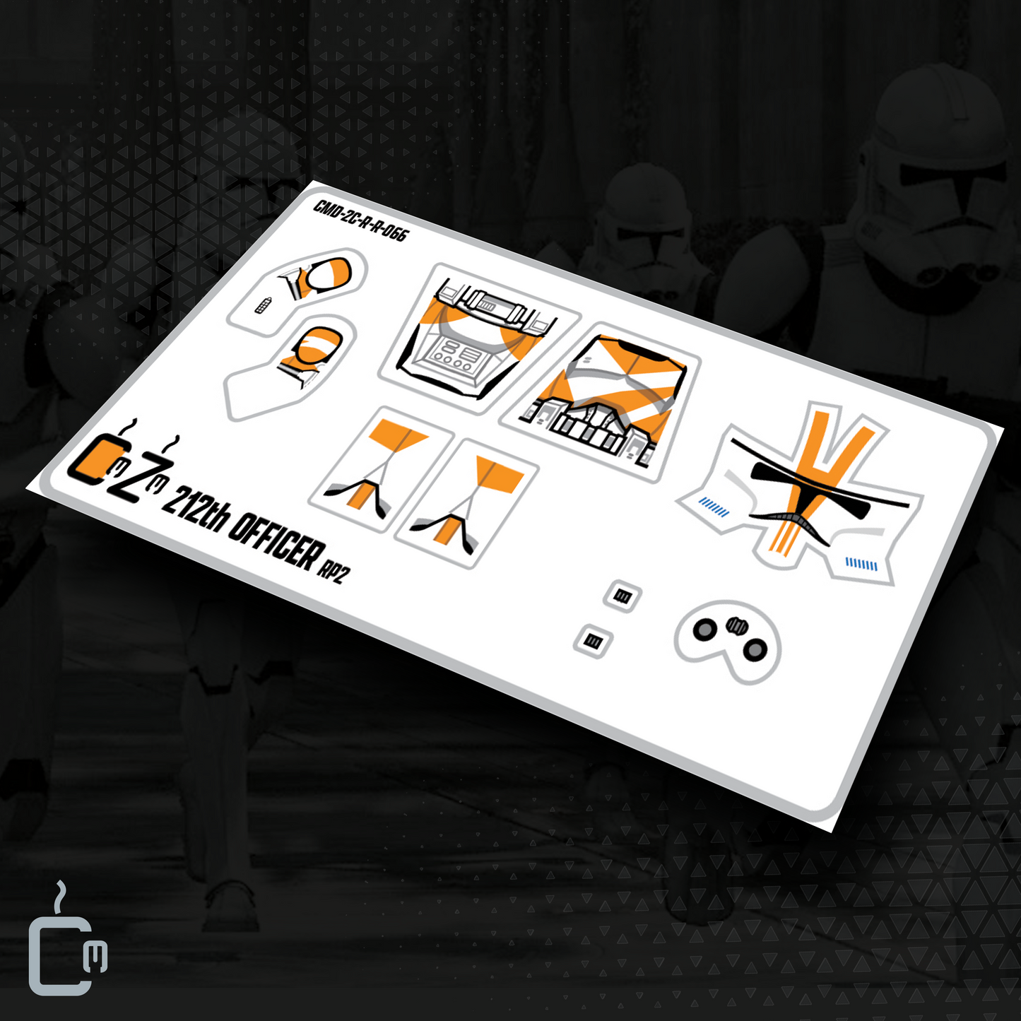 212th Officer Decals