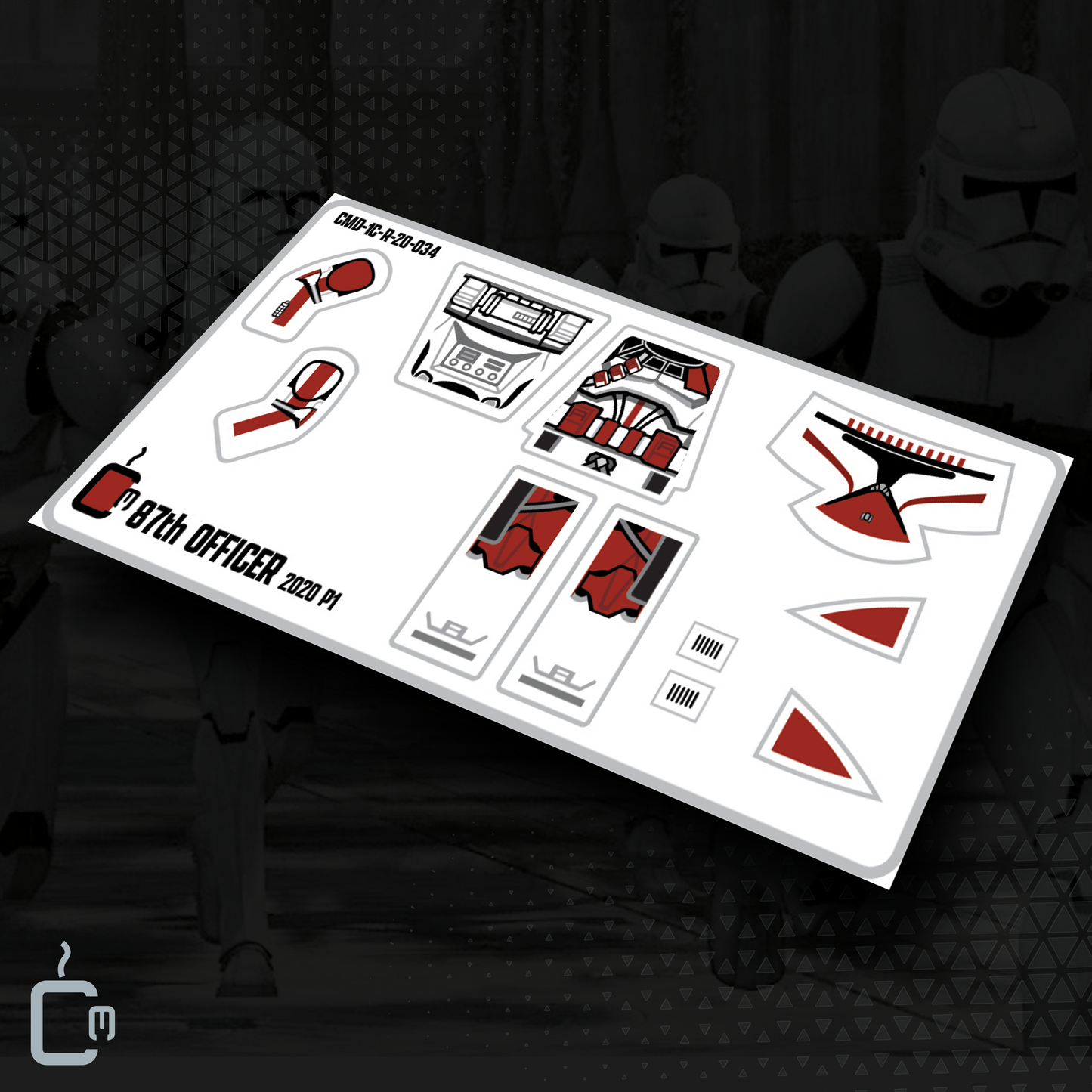 87th Officer Decals