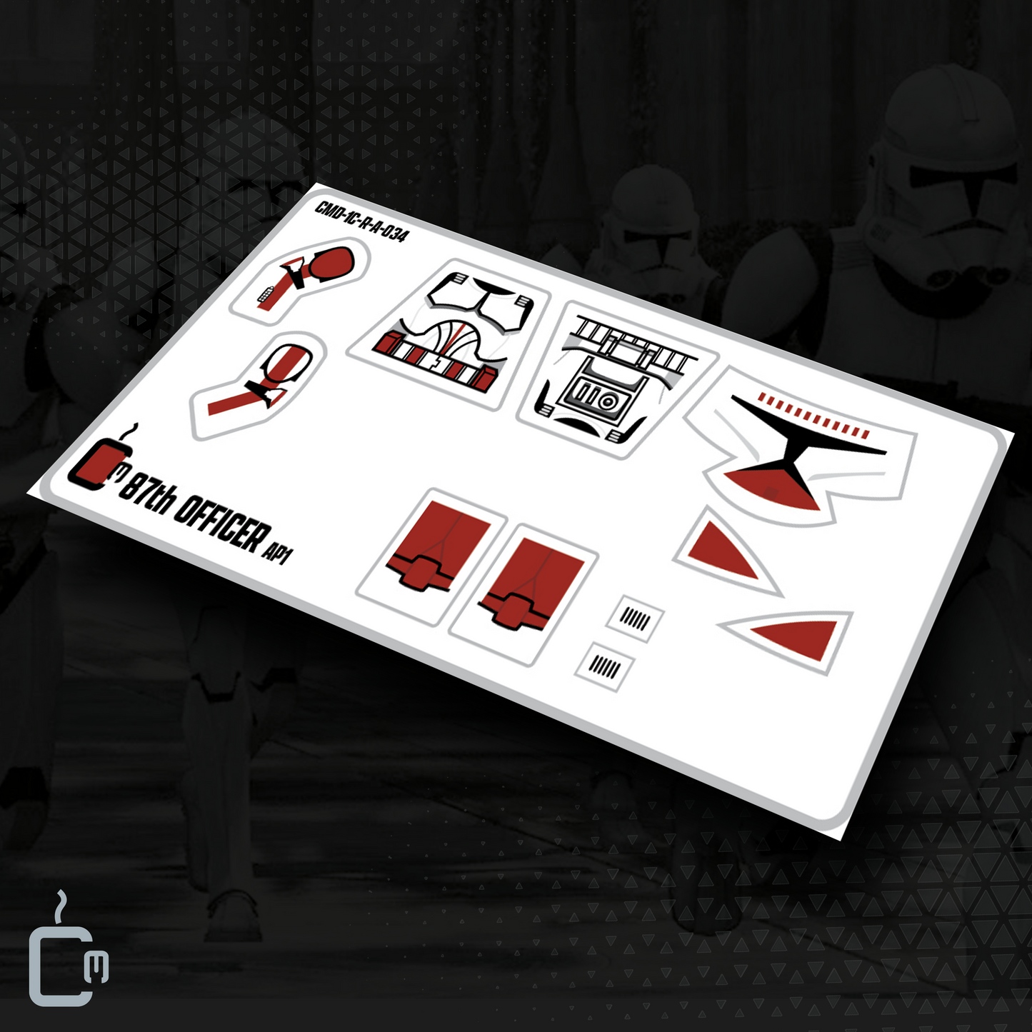 87th Officer Decals