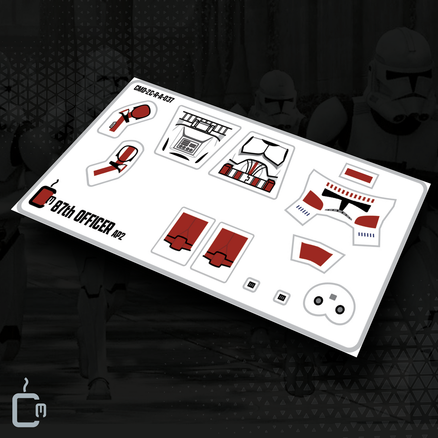 87th Officer Decals