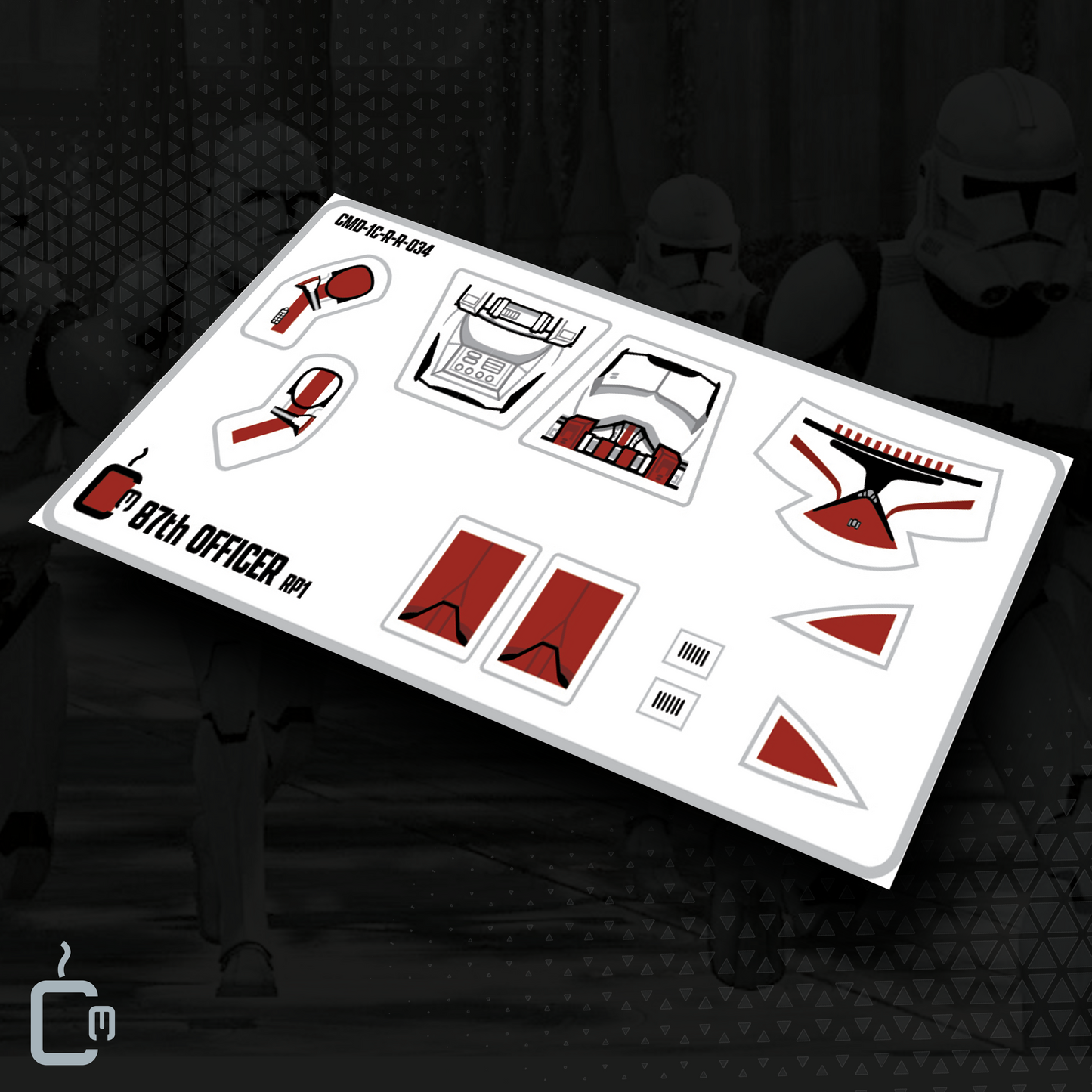 87th Officer Decals