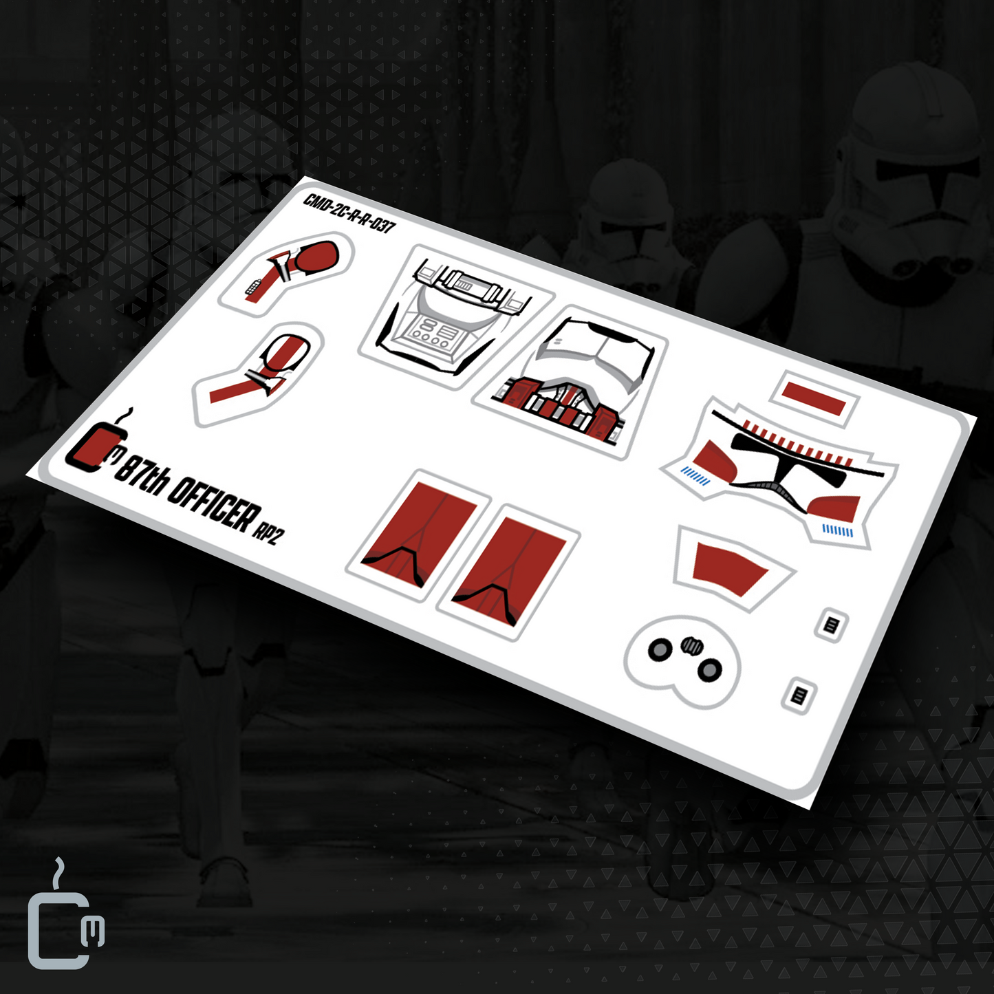 87th Officer Decals