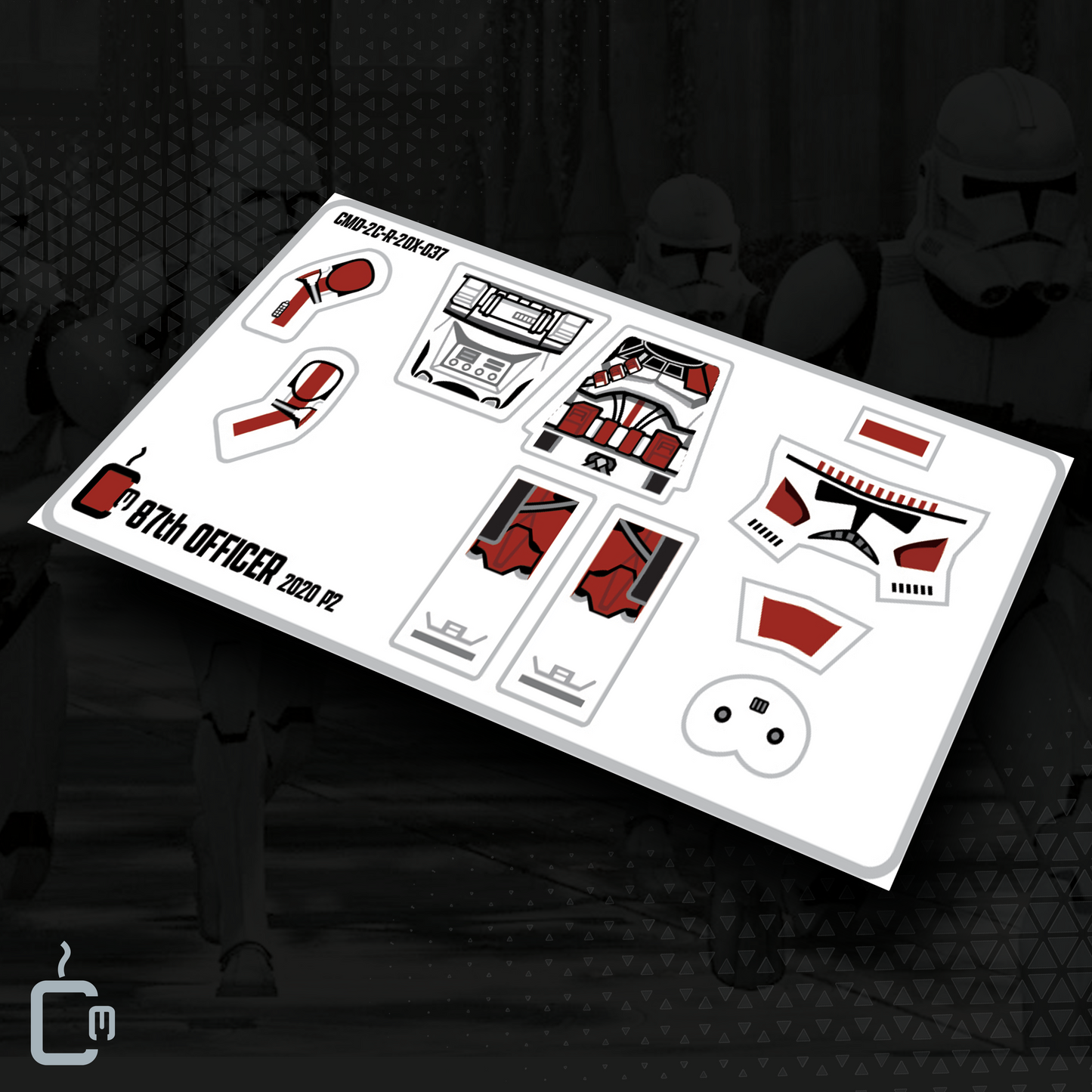 87th Officer Decals