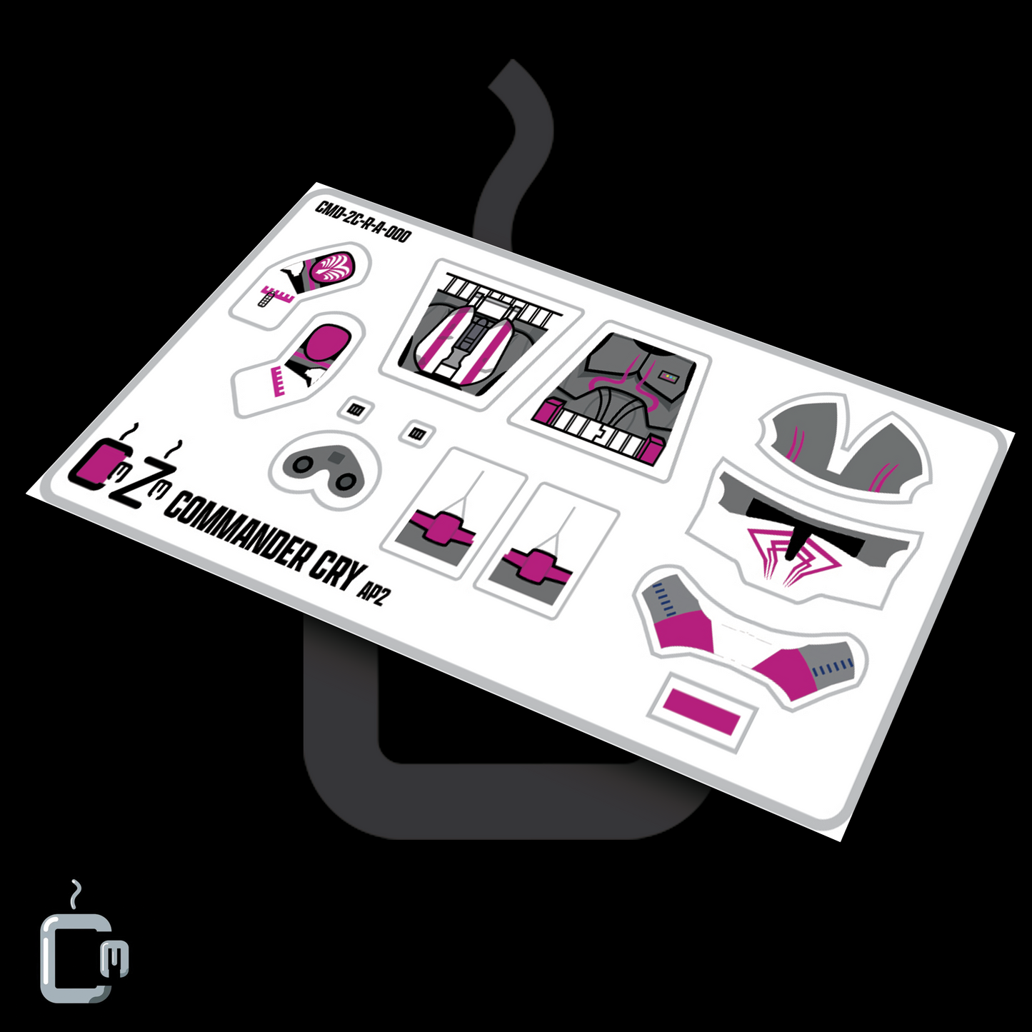 Commander Cry Decals