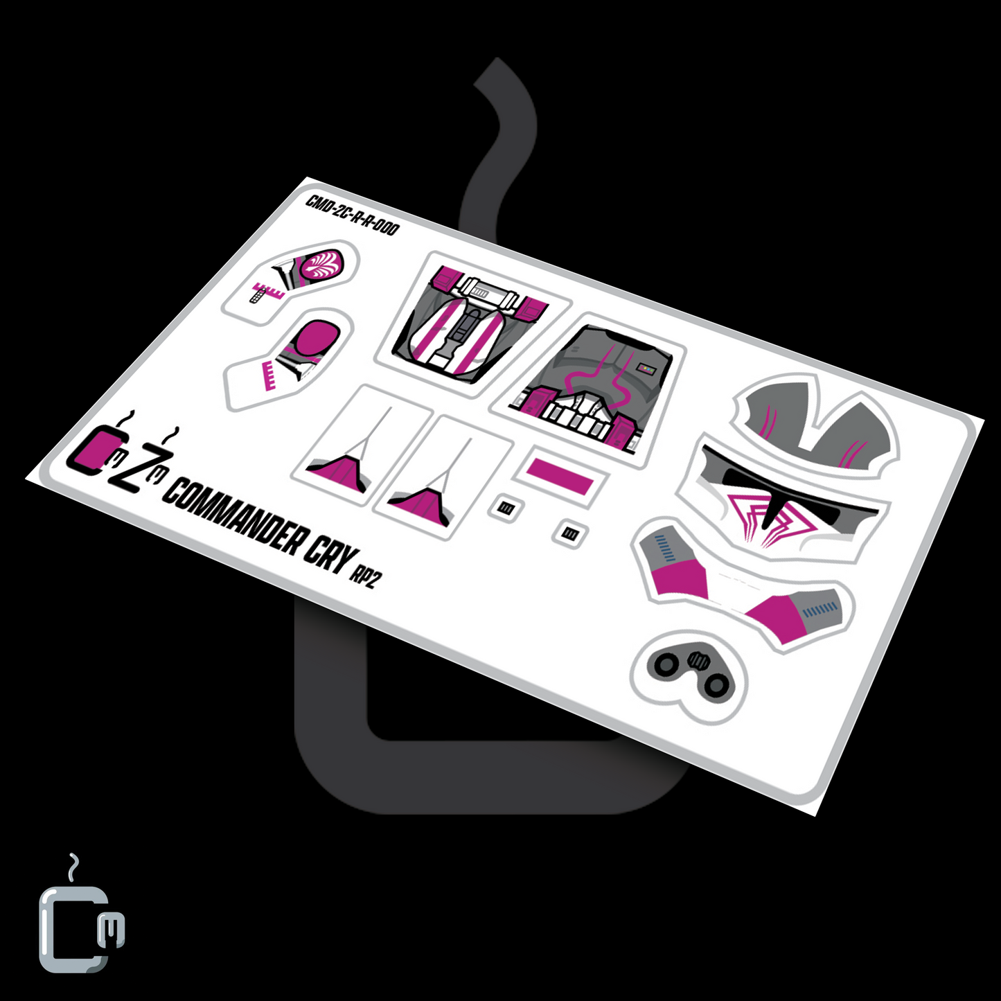 Commander Cry Decals