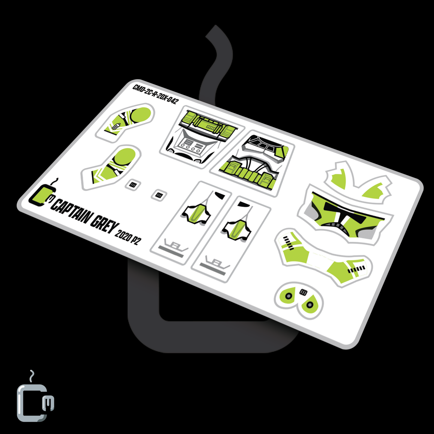Captain Grey (Green) Decals