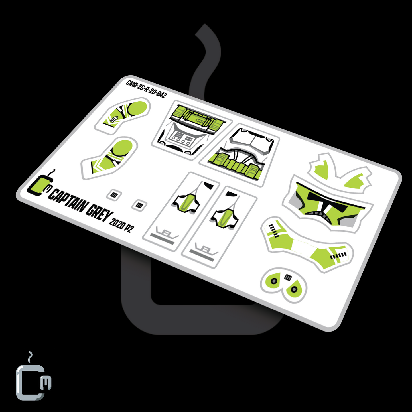 Captain Grey (Green) Decals