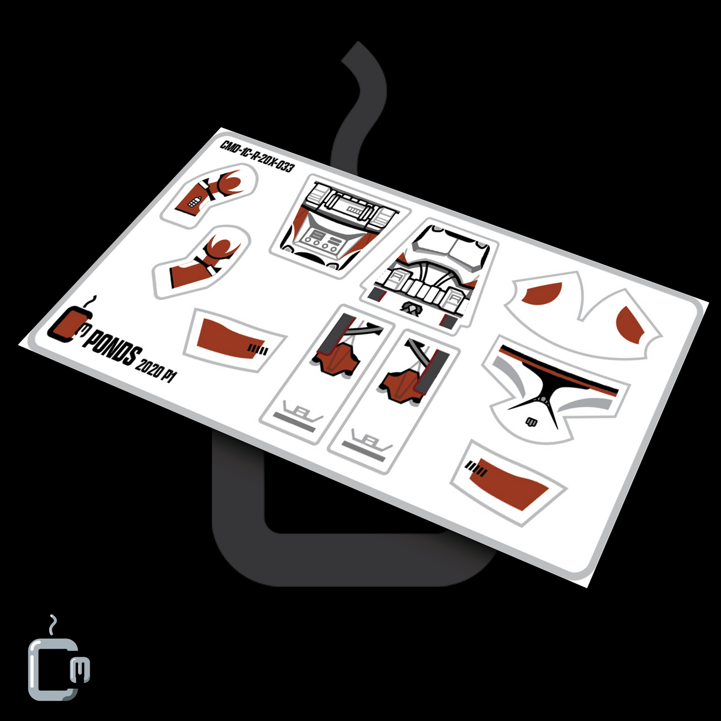 Commander Ponds Decals