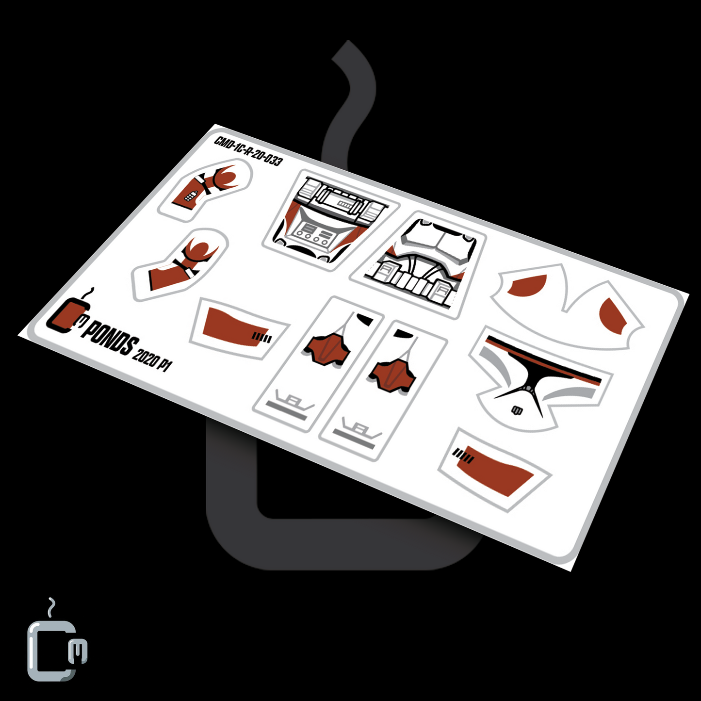 Commander Ponds Decals