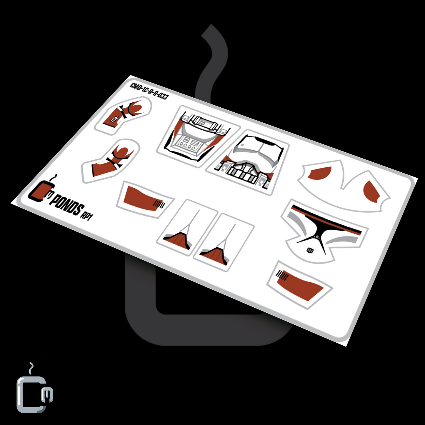 Commander Ponds Decals