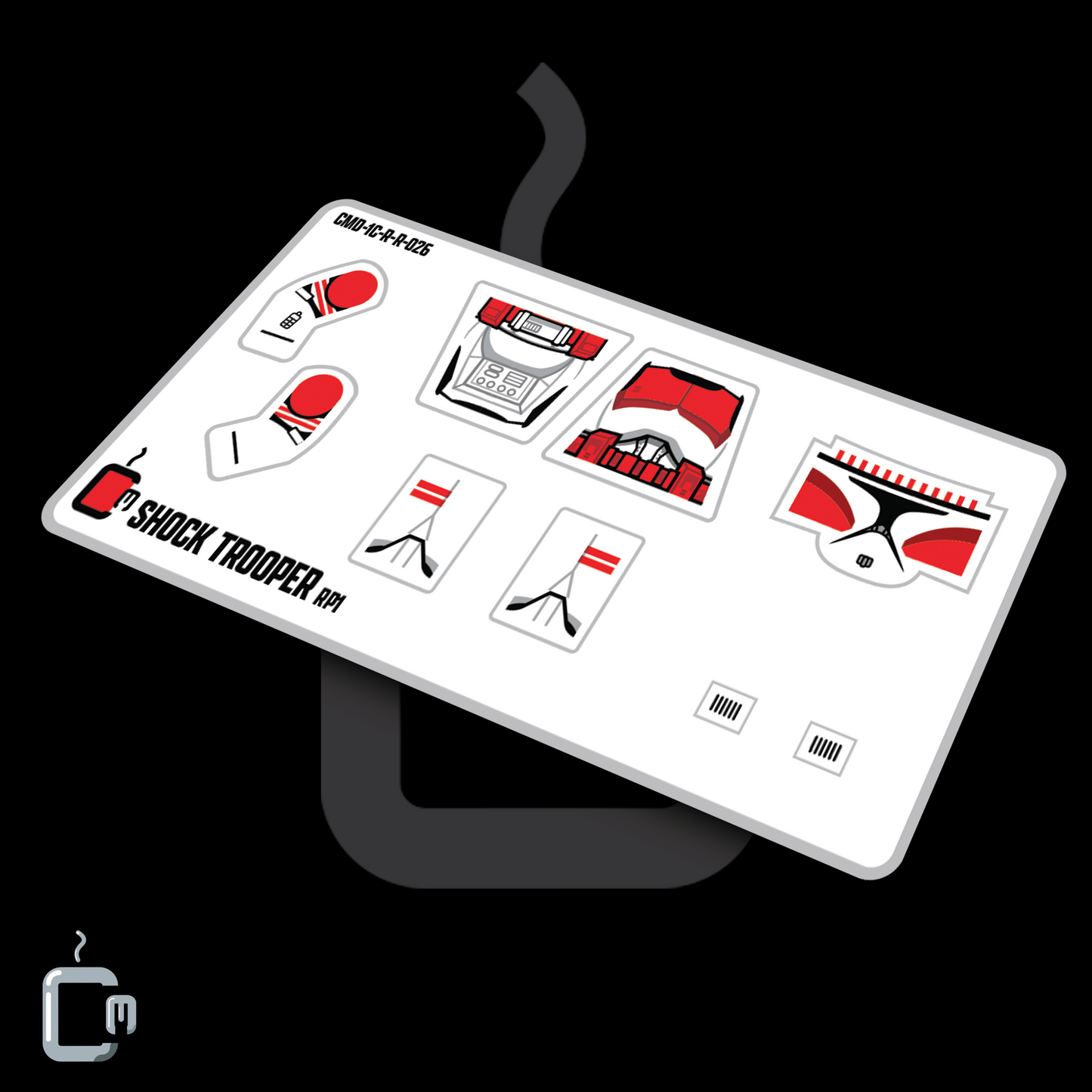 Coruscant Guard Trooper Decals