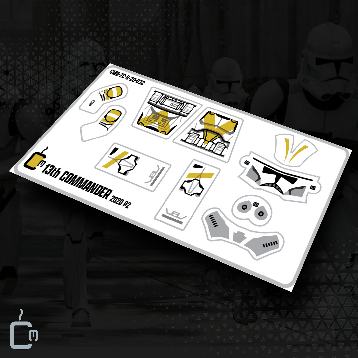 13th Commander Decals