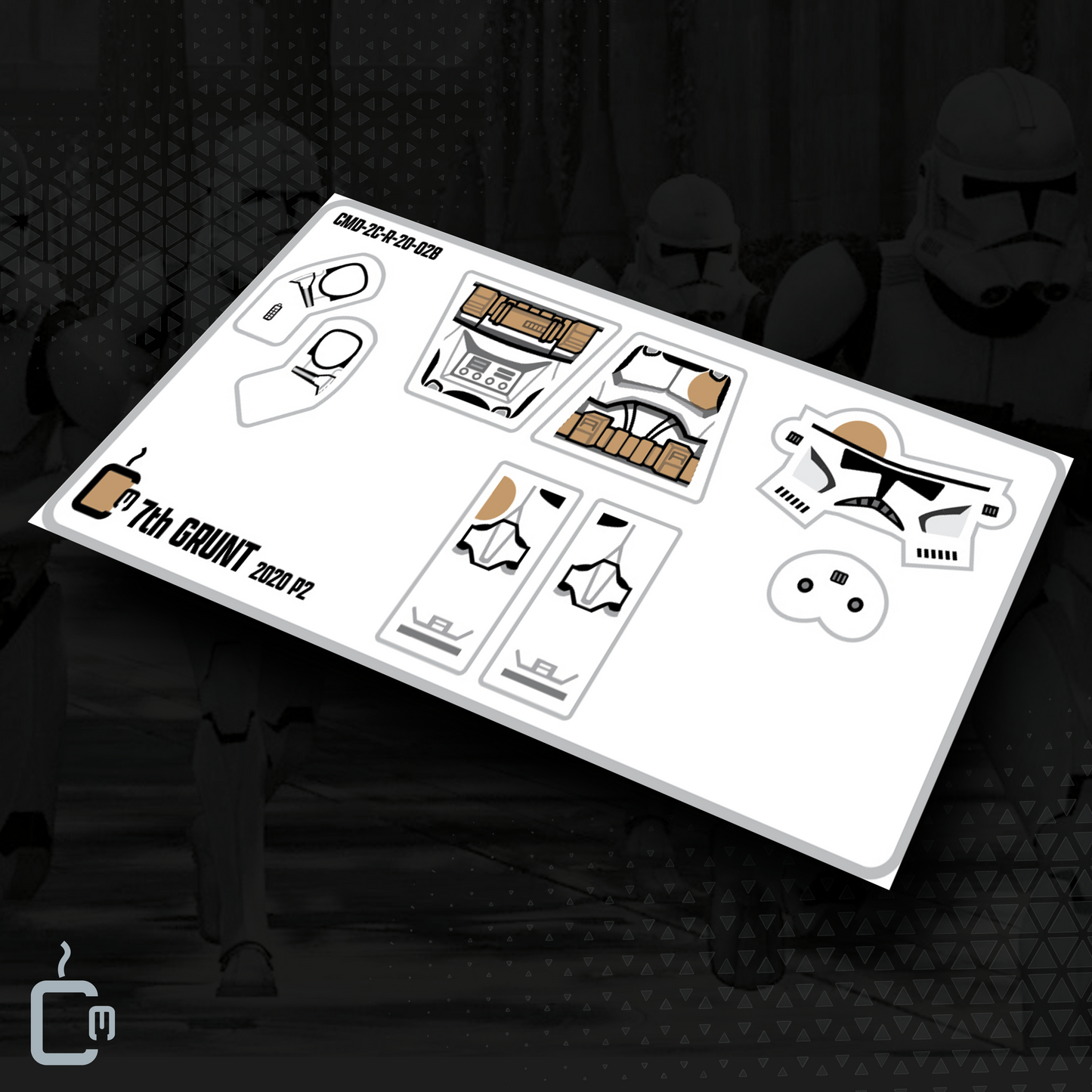 7th Trooper Decals