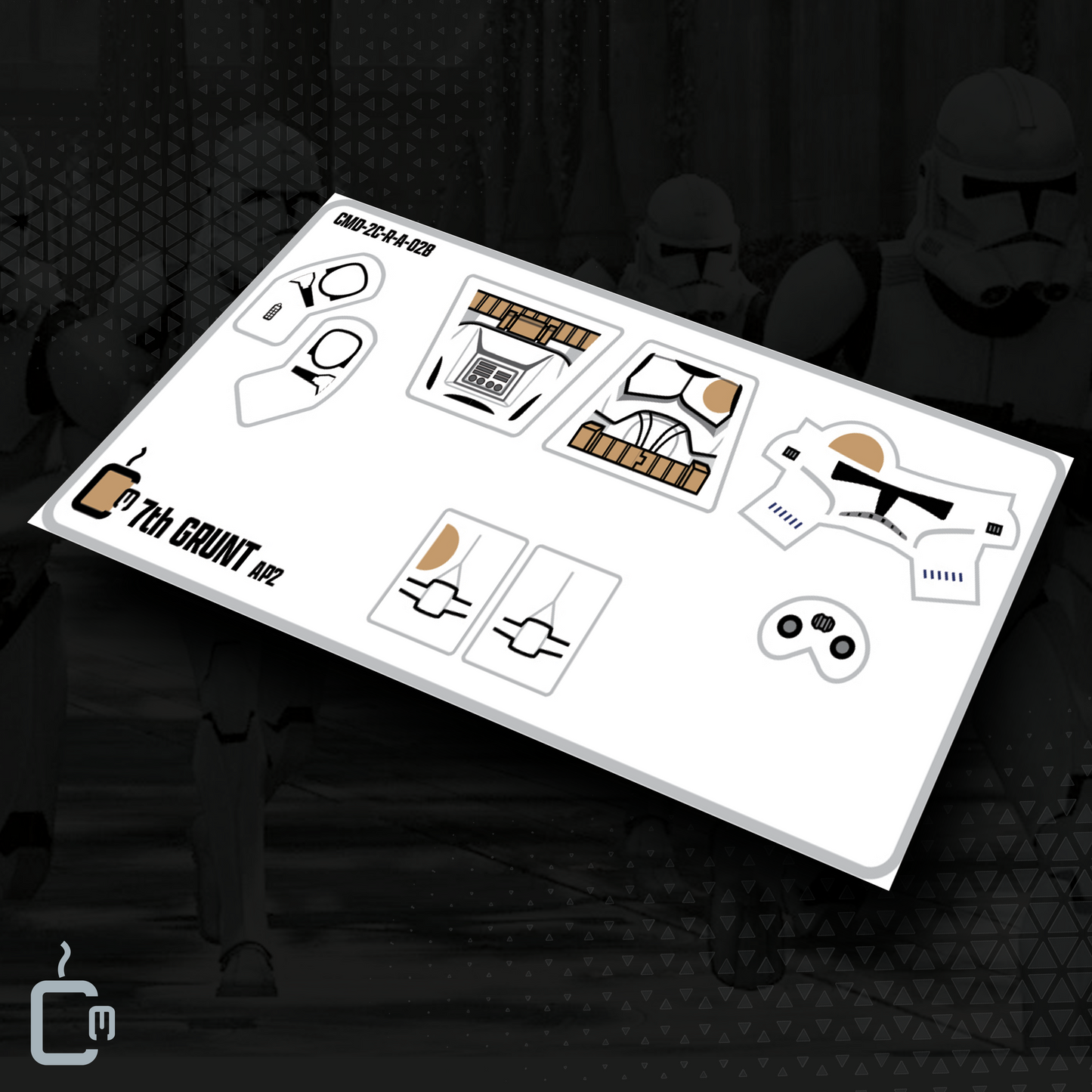 7th Trooper Decals