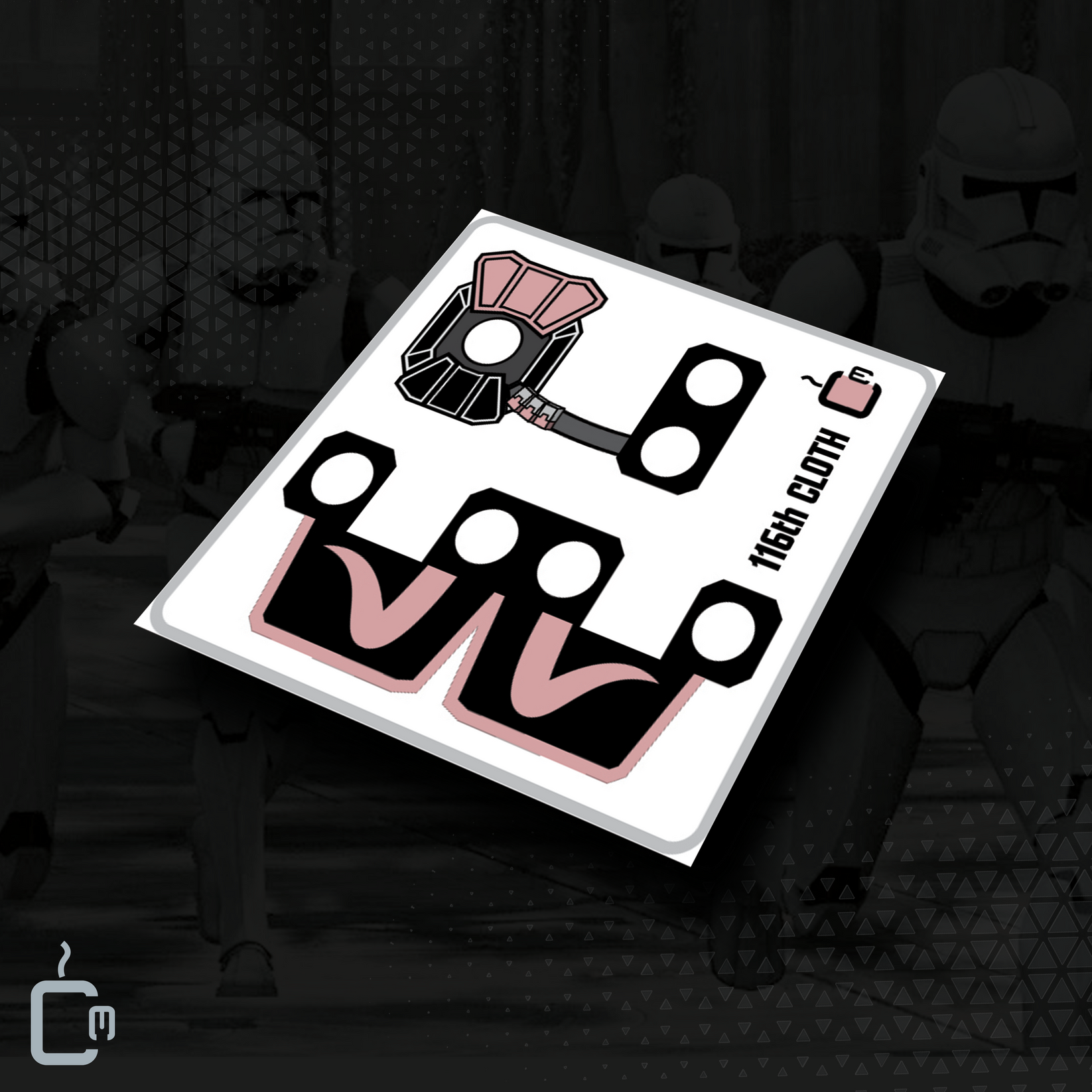 116th Officer Cloth – CoffeeMugDecals