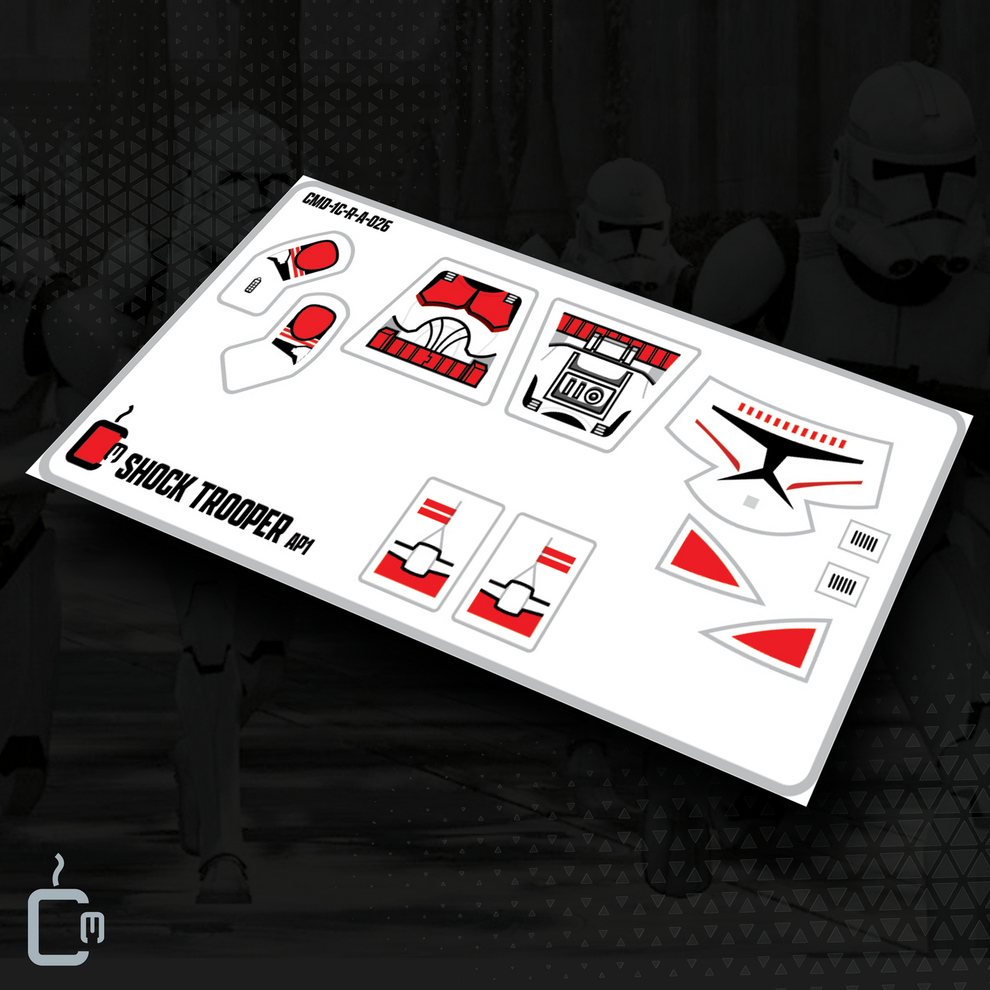 Coruscant Guard Trooper Decals