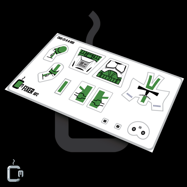 Fixer Sticker Fixer Decals – CoffeeMugDecals
