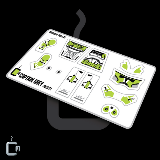 Captain Grey (Green) Decals