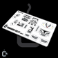 Commander Wolffe Decals (Dark Grey)