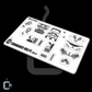 Commander Wolffe Decals (Dark Grey)