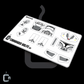 Commander Wolffe Decals (Dark Grey)