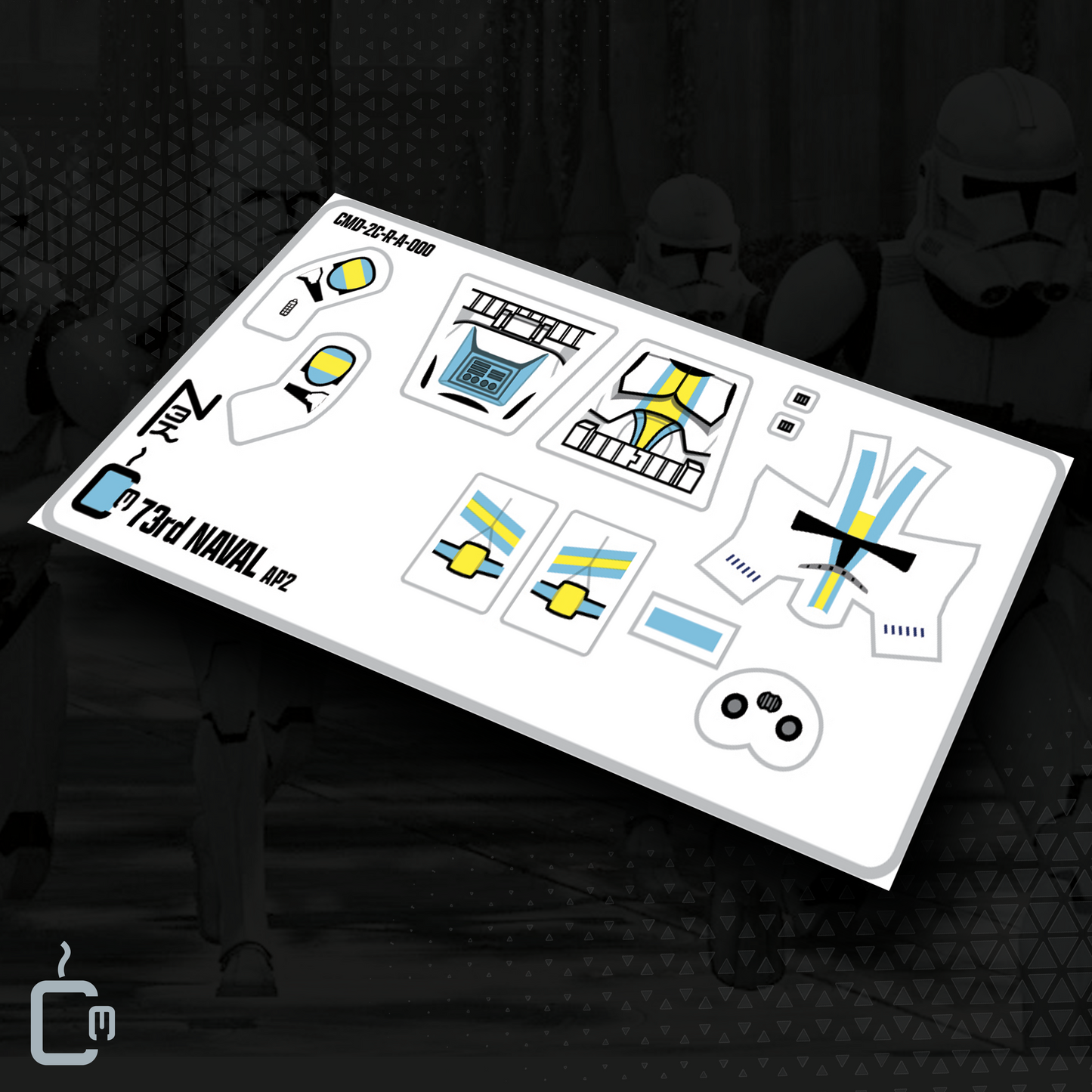 73rd Naval Trooper Decals – CoffeeMugDecals